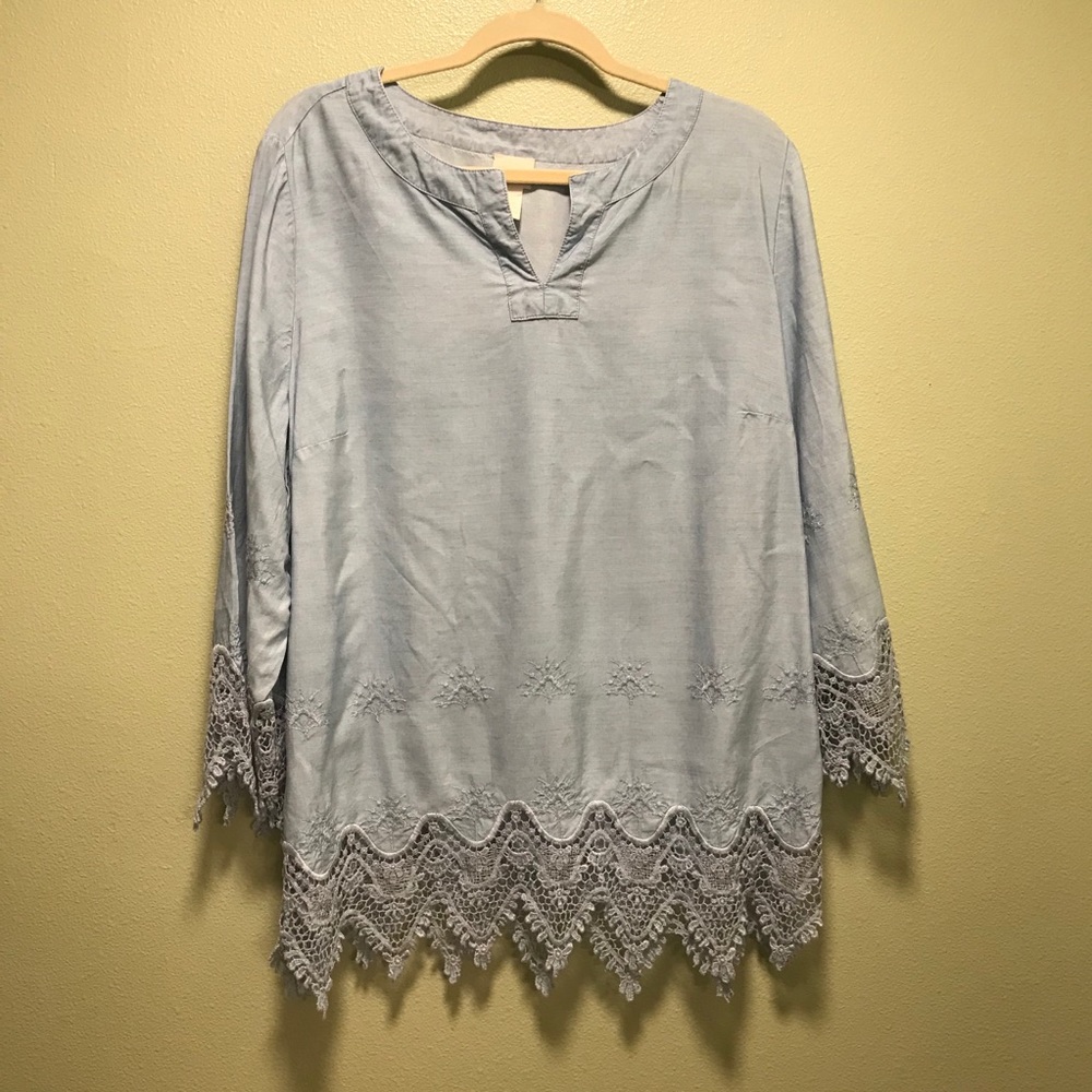 Chico’s Blue Top